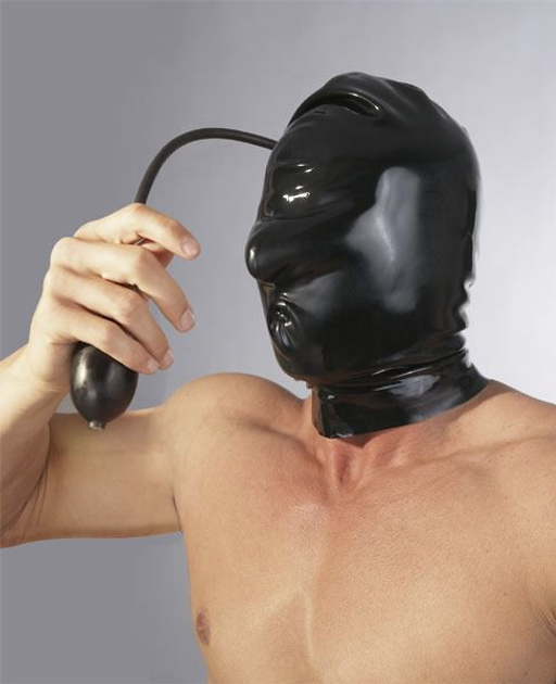 Латексная маска с насосом (05242000000000000) - изображение 1