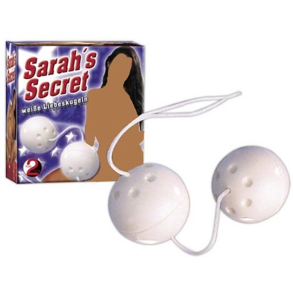 Вагинальные шарики Sarahs Secret цвет белый (05695004000000000) - изображение 1