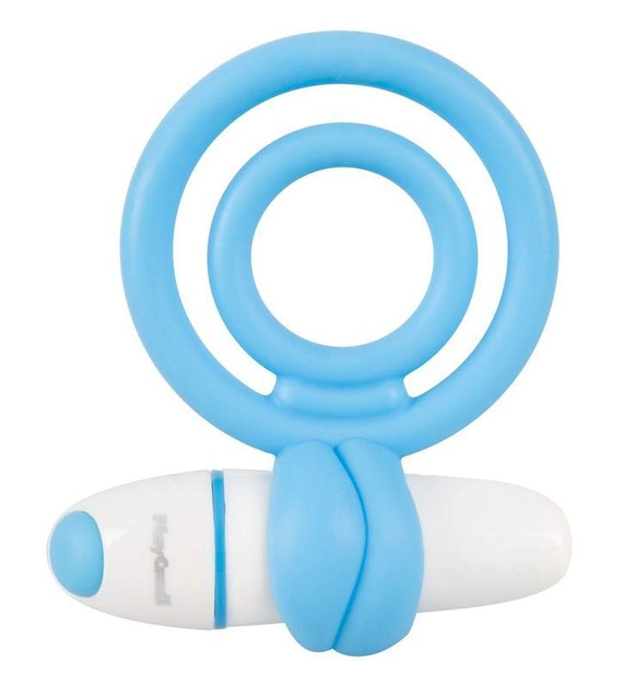 Ерекційне виброкольцо Vibe Therapy Play Candy Lollipop колір білий (20111038000000000) - зображення 2