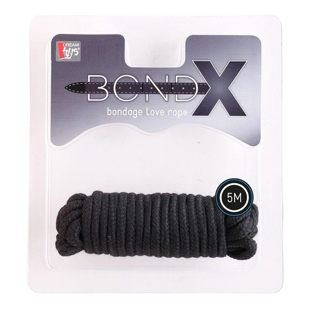 Бондажная мотузка Bondx Love Rope колір чорний (15937005000000000) - зображення 1