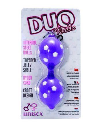 Вагінальні кульки Duo Balls колір бузковий (12508009000000000) - зображення 1