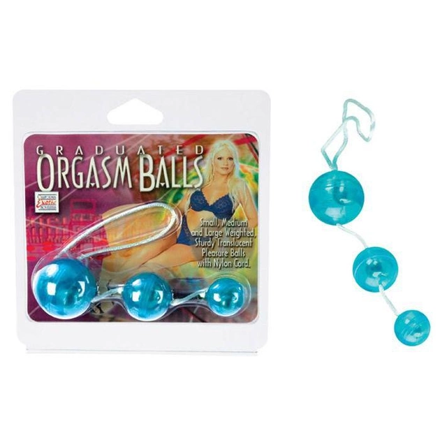 Вагінальні кульки Graduated Orgasm Balls колір блакитний (06225008000000000) - зображення 1