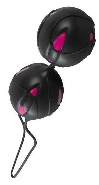Вагінальні кульки Fun Factory Smartballs Teneo Duo Black&Pink (04237000000000000) - зображення 1
