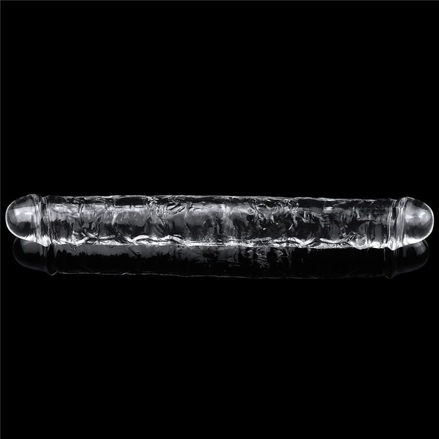 Подвійний фалоімітатор Lovetoy Flawless Clear Double dildo 12 (22205000000000000) - зображення 2