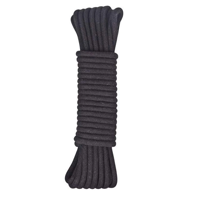 Бавовняна мотузка для бондажа, 20 м колір чорний (12159005000000000) - зображення 1