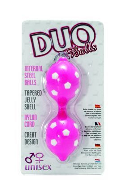 Вагінальні кульки Duo Balls колір рожевий (12508016000000000) - зображення 1