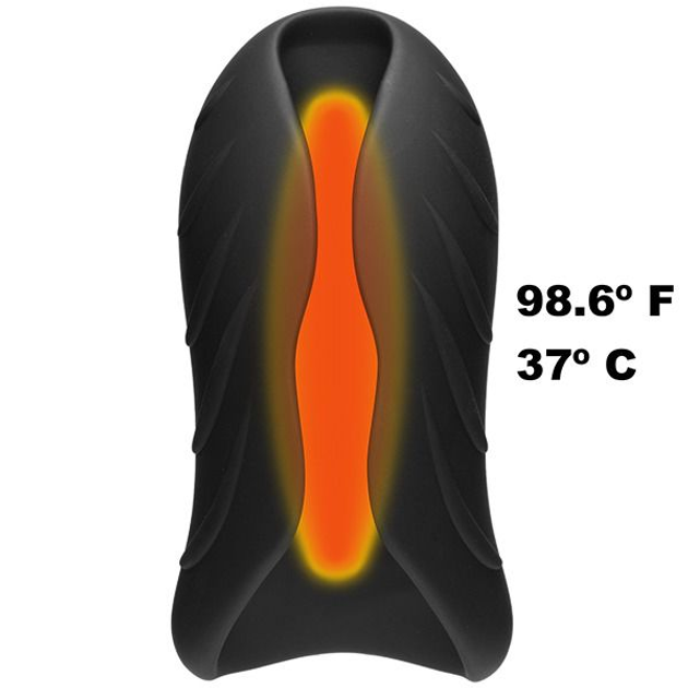 Мастурбатор с подогревом и вибрацией Doc Johnson OptiMale Silicone Warming Stroker (21873000000000000) - изображение 7