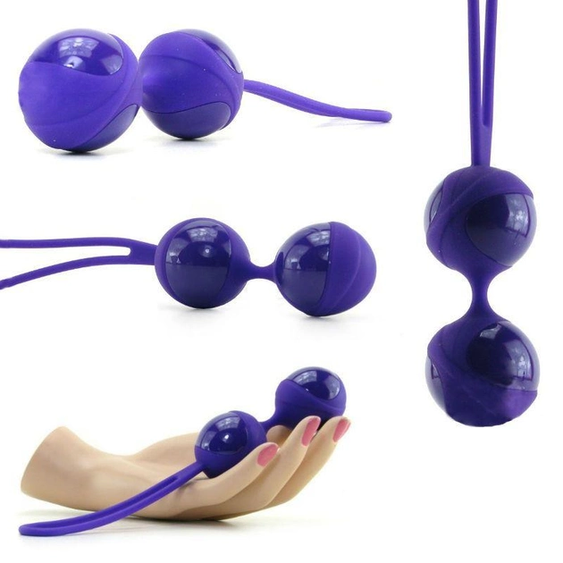 Вагінальні кульки Body&Soul Entice колір фіолетовий (13229017000000000) - зображення 2
