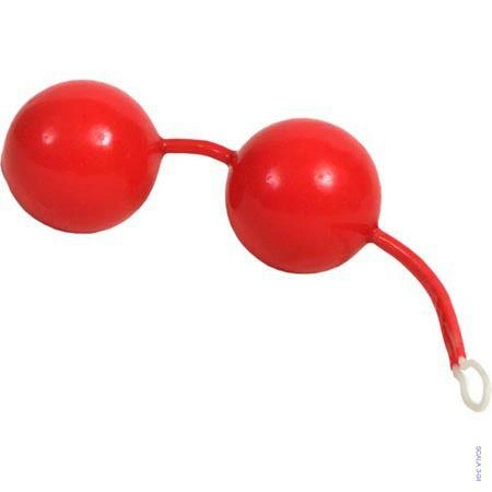 Вагінальні кульки Lavetra Orgasm Balls червоні (02722000000000000) - зображення 1