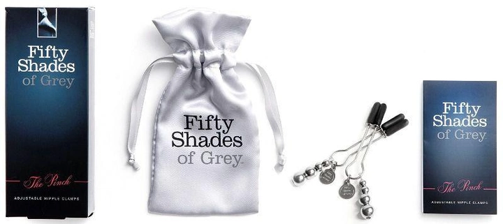 Зажимы для сосков Fifty Shades of Grey The Pinch Adjustable Nipple Clamps (16141000000000000) - изображение 2