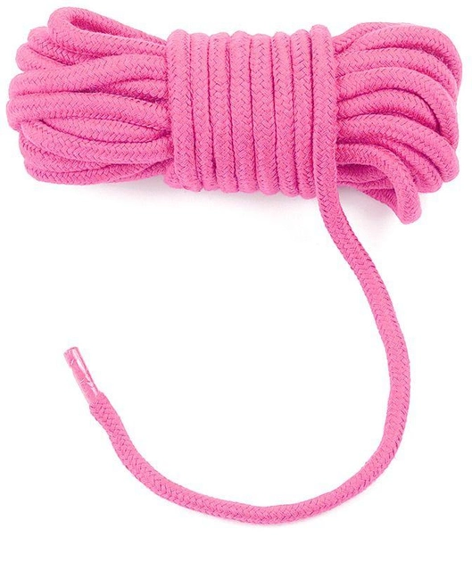Бондажная веревка Fetish Bondage Rope 10м цвет розовый (18950016000000000) - изображение 2