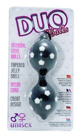 Вагінальні кульки Duo Balls колір чорний (12508005000000000) - зображення 1