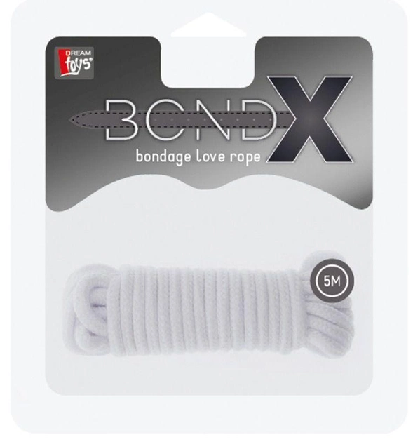 Бондажная мотузка Bondx Love Rope колір білий (15937004000000000) - зображення 1
