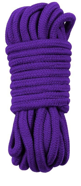 Бондажная мотузка Fetish Bondage Rope 10м колір фіолетовий (18950017000000000) - зображення 2