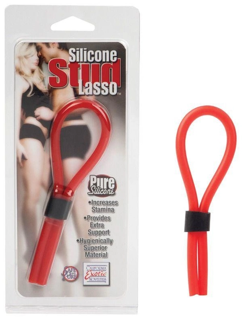 Петля для пениса Silicone Stud Lasso Rings цвет красный (17531015000000000) - изображение 1
