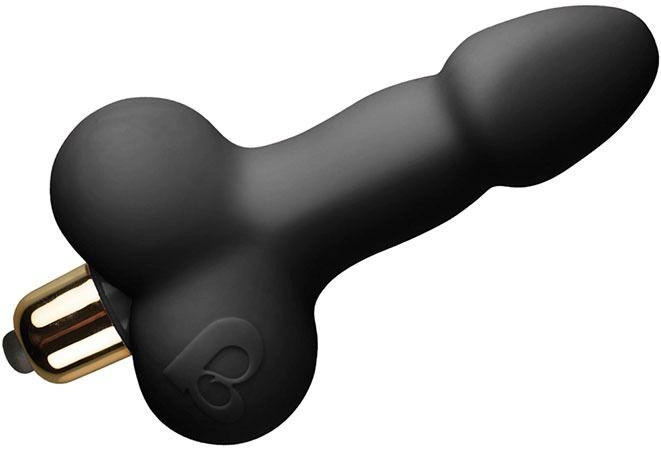 Анальный стимулятор Rocks-Off Little Cocky 7-Speed Black, 9.5 см цвет черный (12596005000000000) - изображение 1