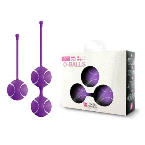 Набір вагінальних кульок O-Balls Set колір фіолетовий (11822017000000000) - зображення 1