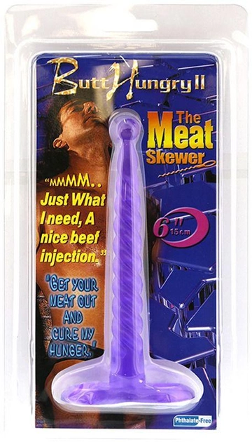 Анальный стимулятор Butt Hungry II The Meat Skewer цвет фиолетовый (17558017000000000) - изображение 2