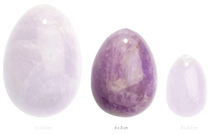 Яйце йоні з натурального каменю La Gemmes Yoni Egg M колір фіолетовий (21790017000000000) - зображення 1
