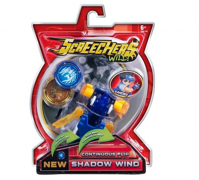 Машинка-трансформер Screechers Wild! Shadow Wind S2 L1, Сезон 2 Дикие ...