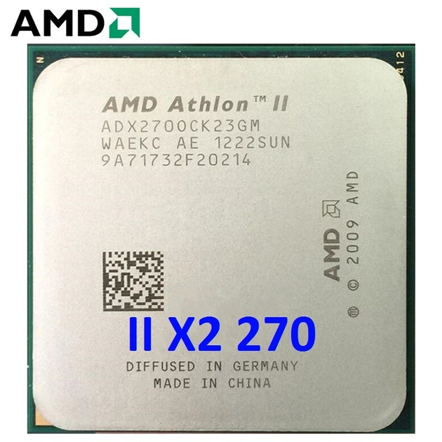 Процессор AMD ATHLON II X2 270 2 ЯДРА, 3.4GHz, sAM3 / AM2+, Tray ...
