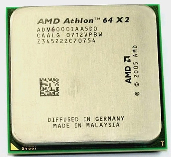 Процессор AMD Athlon X2 6000 89 W 2 ЯДРА, 3.1 GHz, AM2 , Tray ...