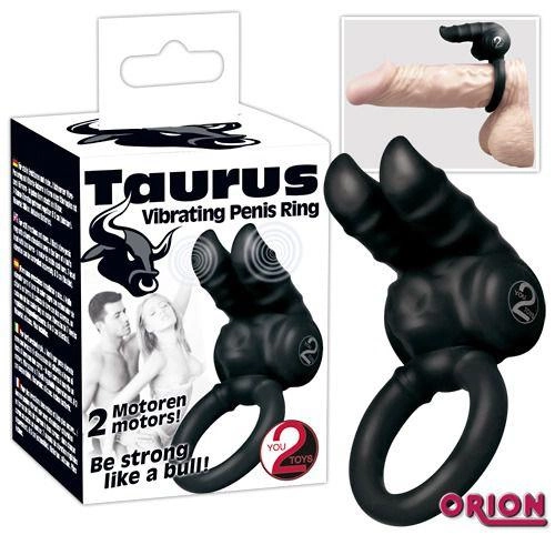 Виброкольцо Taurus Vibrating Penis Ring колір чорний (13847005000000000) - зображення 1
