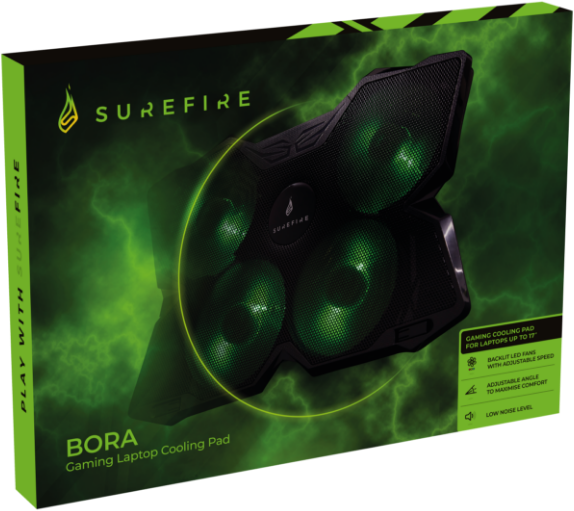 Охлаждающая подставка для ноутбука SureFire BORA Green (48818) - изображение 2