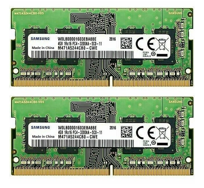 Оперативная память Samsung SODIMM DDR4 8Gb (2*4Gb) 3200MHz PC4