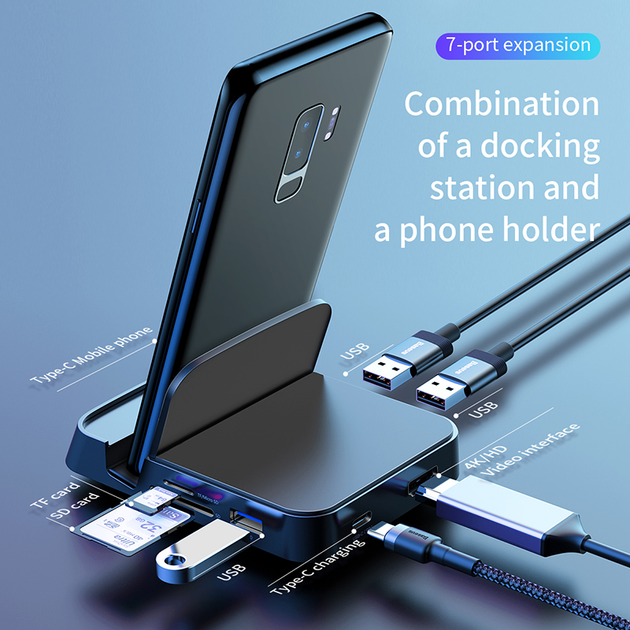 Док-Станция подставка BASEUS Mate Docking Type-C Mobile Phone ...