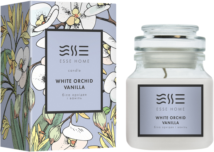 Свеча Esse серии Esse Home White Orchid Vanilla 150 г (C-WO) (4820239121002) - изображение 1