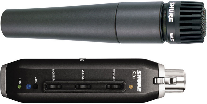 Shure SM57-X2u, SM57 USB Digital Bundle