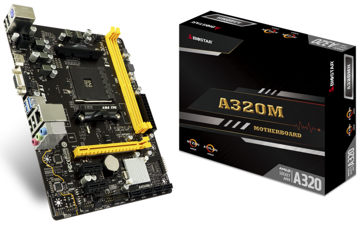 Материнская плата Biostar A320MH (sAM4, AMD A320, PCI-Ex16) - Фото 4 Материнская плата Biostar A320MH (sAM4, AMD A320, PCI-Ex16) - изображение 4