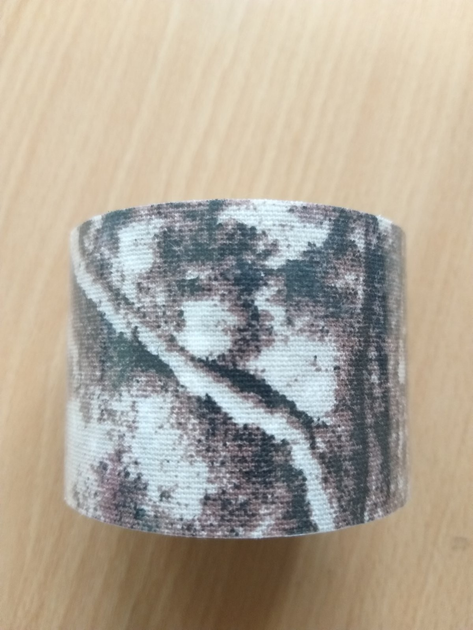 Кинезио тейп Kinesiology Tape Madicare з принтом 5см х 5м біонічний камуфляж - зображення 2