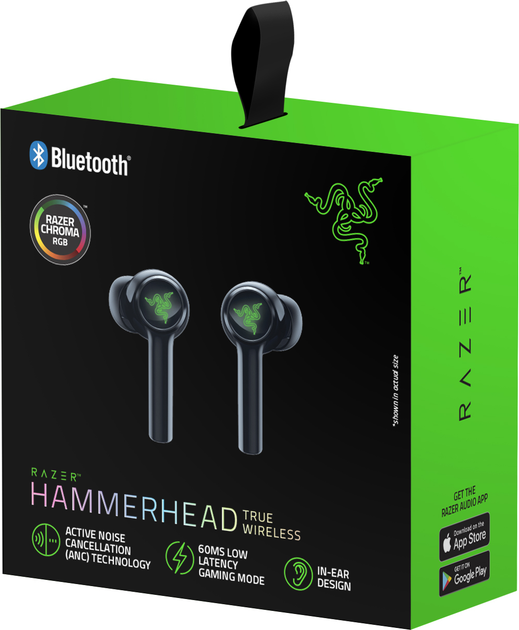 レイザーHAMMER Наушники Razer Hammerhead Hyperspeed Pro (RZ12-04590100-R3G1