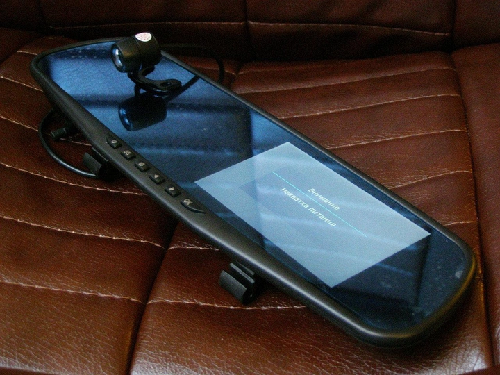 Видеорегистратор зеркало с камерой заднего вида 2 камеры Vehicle Blackbox DVR Plus Full HD (D-2019090513) - изображение 5