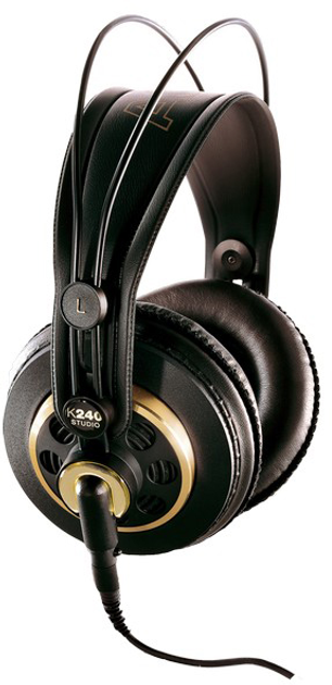 Акція на Навушники AKG-K240ST Black-gold від Rozetka