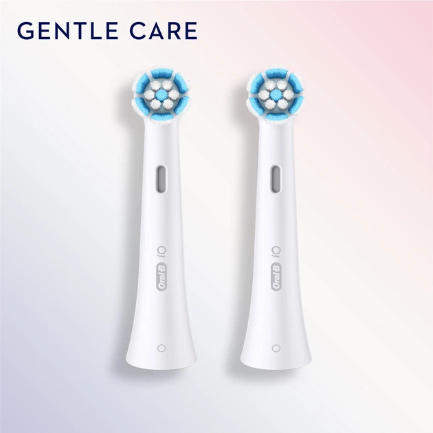 Насадки до зубної щітки Oral-B iO Gentle Care Білі, 2 шт (4210201343646) Poland - зображення 3