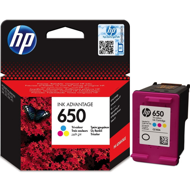 Картридж HP для DJ Ink Advantage 2515 HP 650 Color (CZ102AE) – фото ...