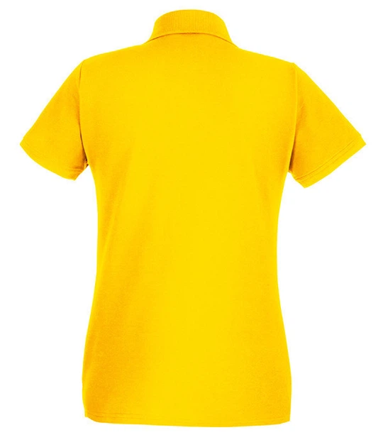 Женская тенниска поло Fruit of the Loom XS Солнечно Желтый (D063030034XS) - изображение 2