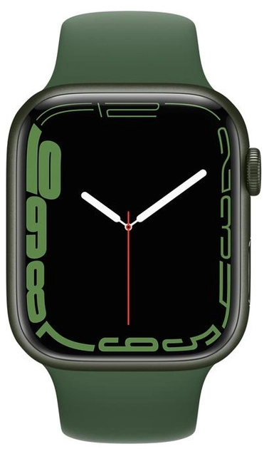 Смарт-часы Apple Watch Series 7 GPS 45mm Green Aluminium Case with Green Sport Band (MKN73) - изображение 2