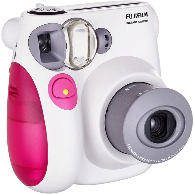 Камера моментальной печати Fujifilm Instant Camera White - Pink (instant-0011) - Фото 2 Камера моментальной печати Fujifilm Instant Camera White - Pink (instant-0011) - изображение 2