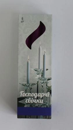 Свечи хозяйственные в коробке по 6 шт. Чернильные.. - изображение 2