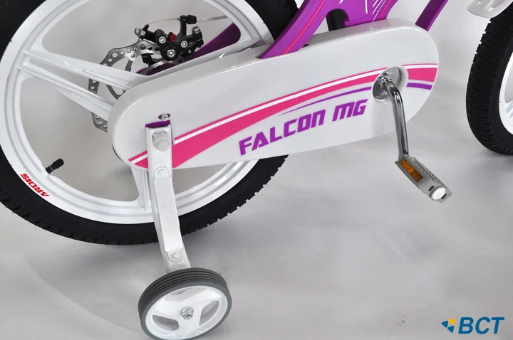 Дитячий велосипед Ardis Falcon 18" фіолетовий з бічними колесами - зображення 5