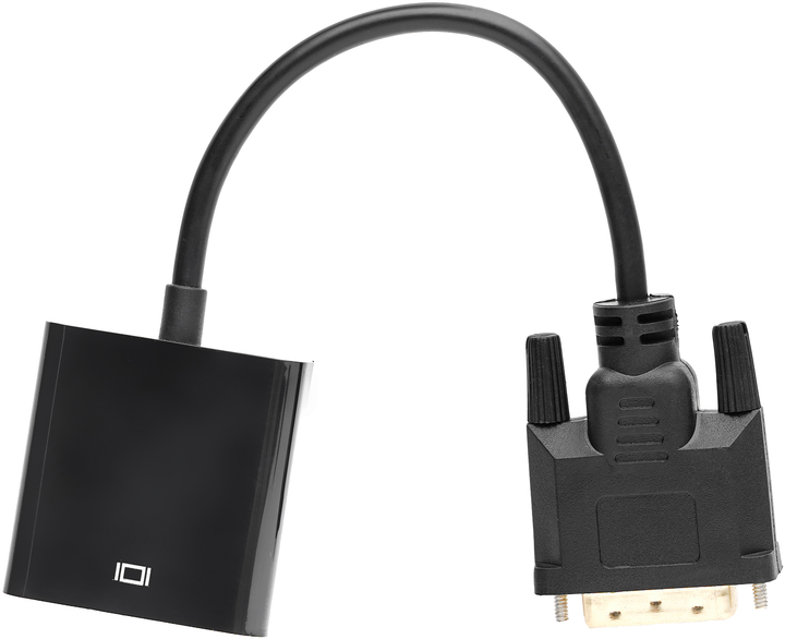 Адаптер - переходник DVI - HDMI, папа-мама, черный