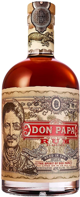 Ром Don Papa 0.7 л 40% (250014411730) – фото, отзывы, характеристики в ...