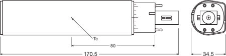 Світлодіодна лампа Osram 10W 9200lm 3000К G24 Dulux (4058075135246d) Осрам - Фото 6 Світлодіодна лампа Osram 10W 9200lm 3000К G24 Dulux (4058075135246d) Осрам - зображення 6