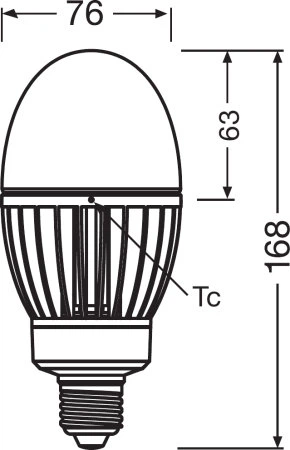 Лампа светодиодная Osram 22W/230V/3000lm/4000К/E27 (4058075453906) Осрам hql led - изображение 5