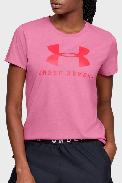 under armour pink and black hoodie