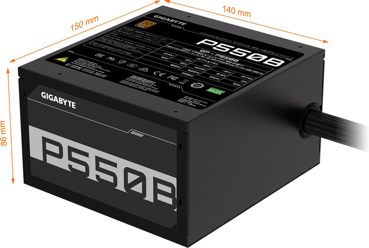Блок питания Gigabyte P550B 80+ - изображение 7